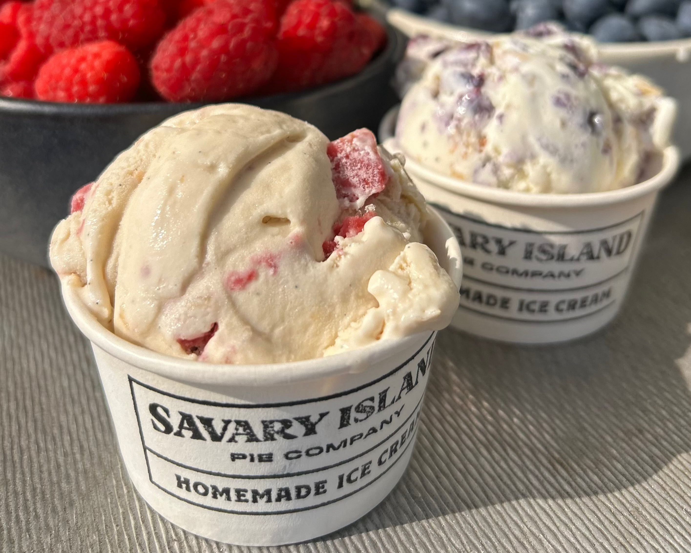 Raspberry Pie Blueberry Pie Ice Cream