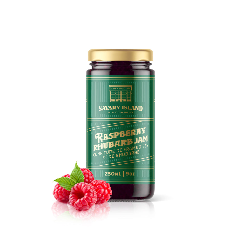 Raspberry Rhubarb Jam - Savary Island Pie Company