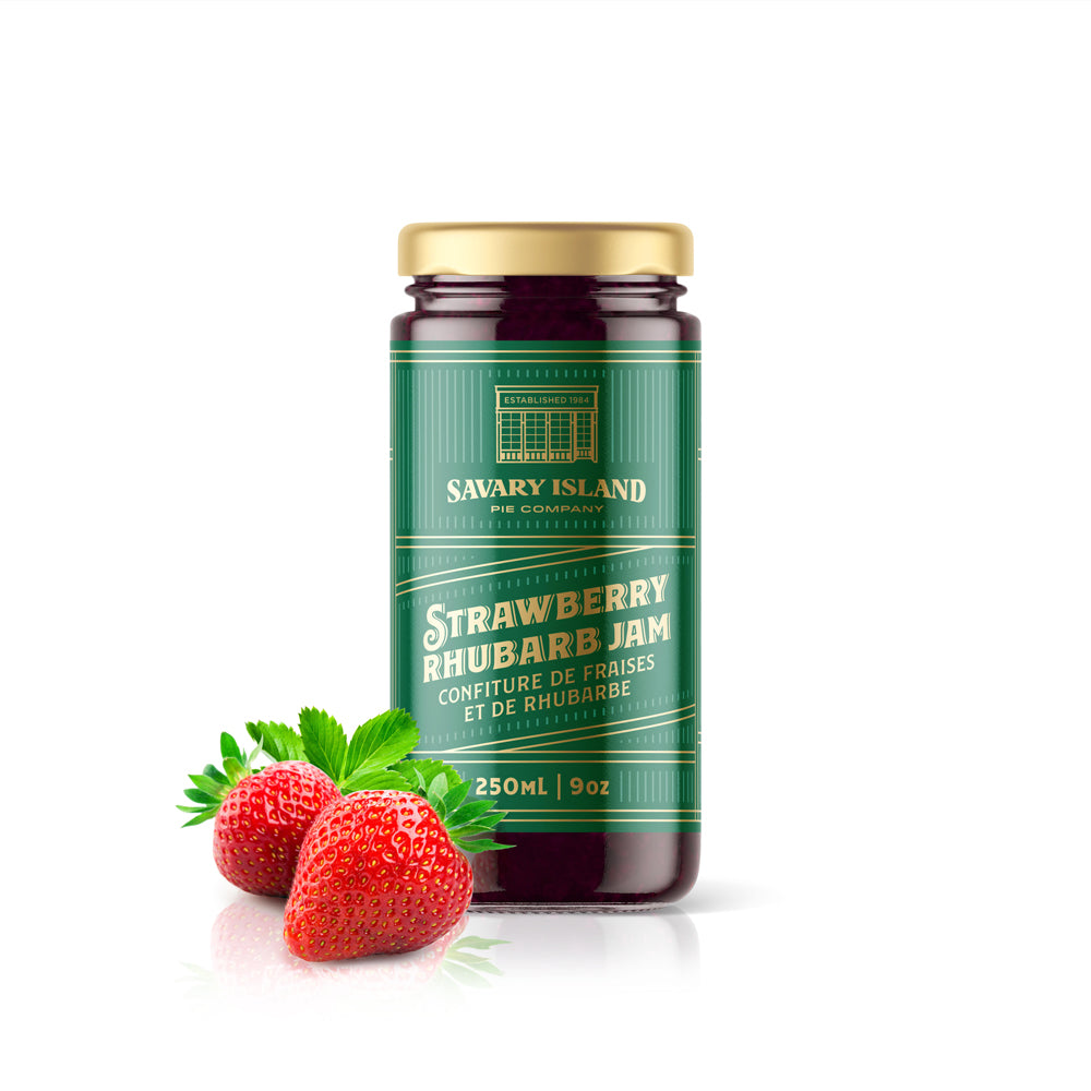 Strawberry Rhubarb Jam - Savary Island Pie Company